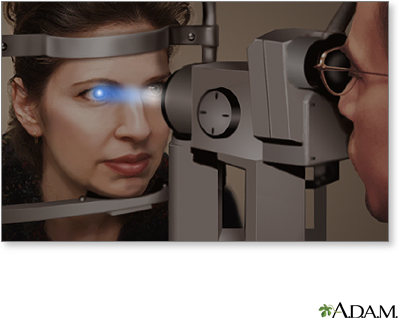Slit-lamp exam Slit-lamp exam