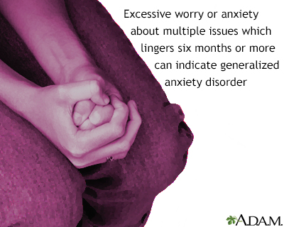 Generalized anxiety disorder Generalized anxiety disorder